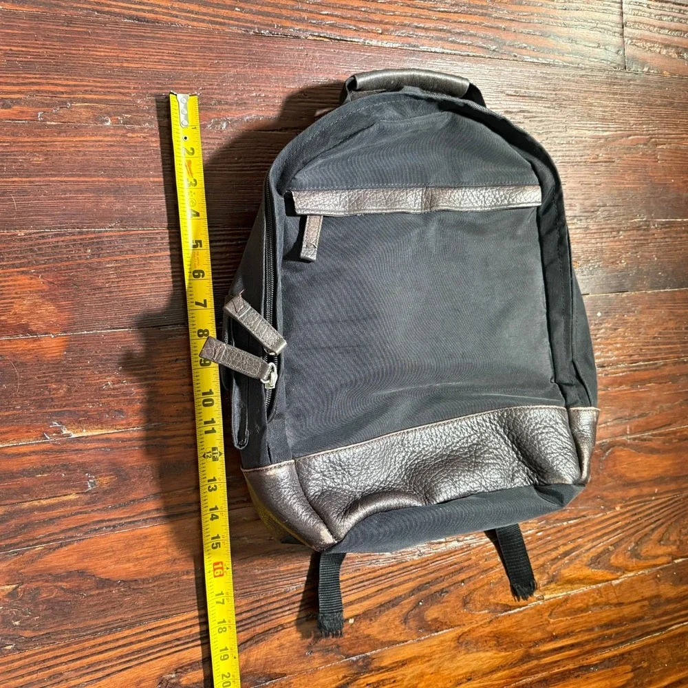 Kenneth‎ Cole Backpack Black with Brown Leather Classic Design
